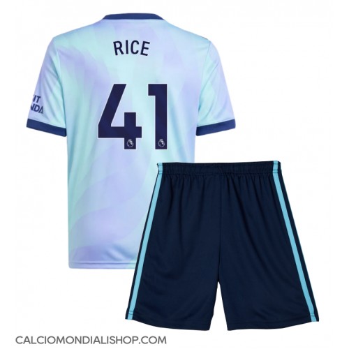 Maglie da calcio Arsenal Declan Rice #41 Terza Maglia Bambino 2024-25 Manica Corta (+ Pantaloni corti)